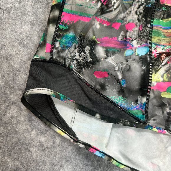 New Lululemon Hotty Hot Shorts Low-Rise Lined 2.5" PADM/GGRE Paint Strokes 8 10 - Picture 3 of 9